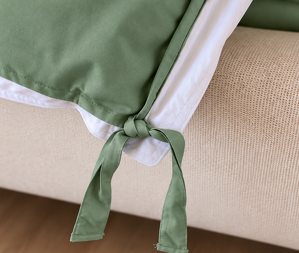 Laço interno que prende o duvet no canto da capa
